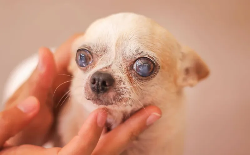 Rinnande ögon hos hund: Orsaker, hjälp och smarta tips
